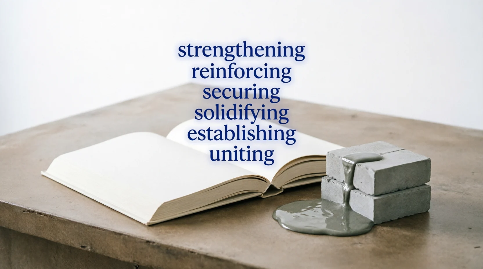 Cementing Synonym