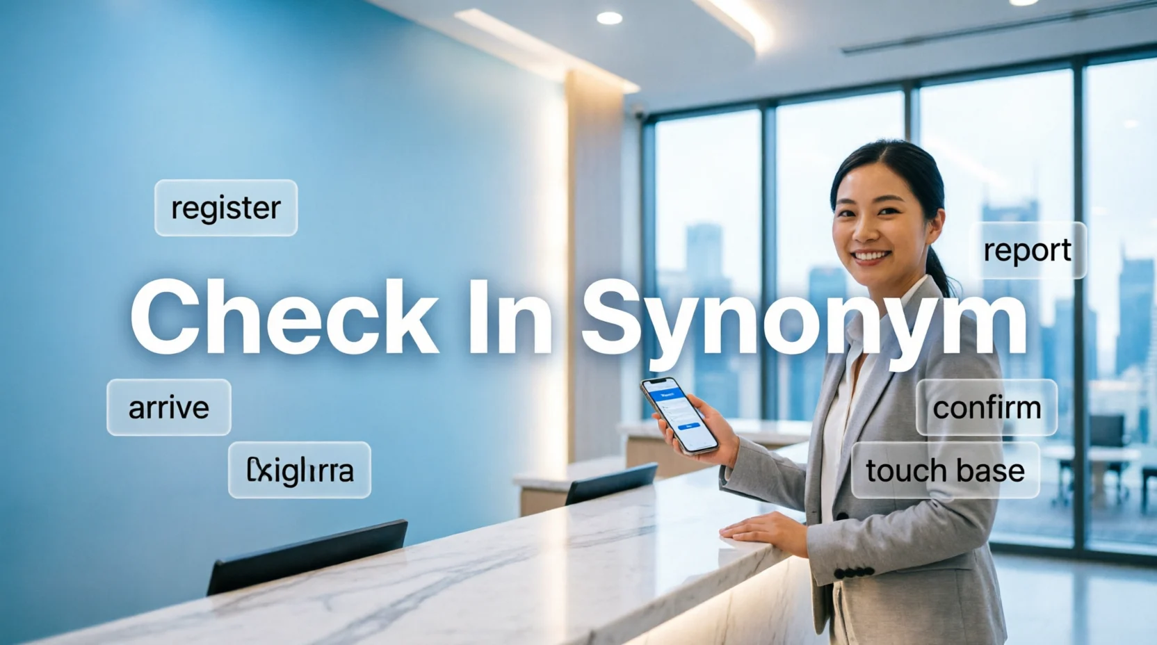 Check In Synonym