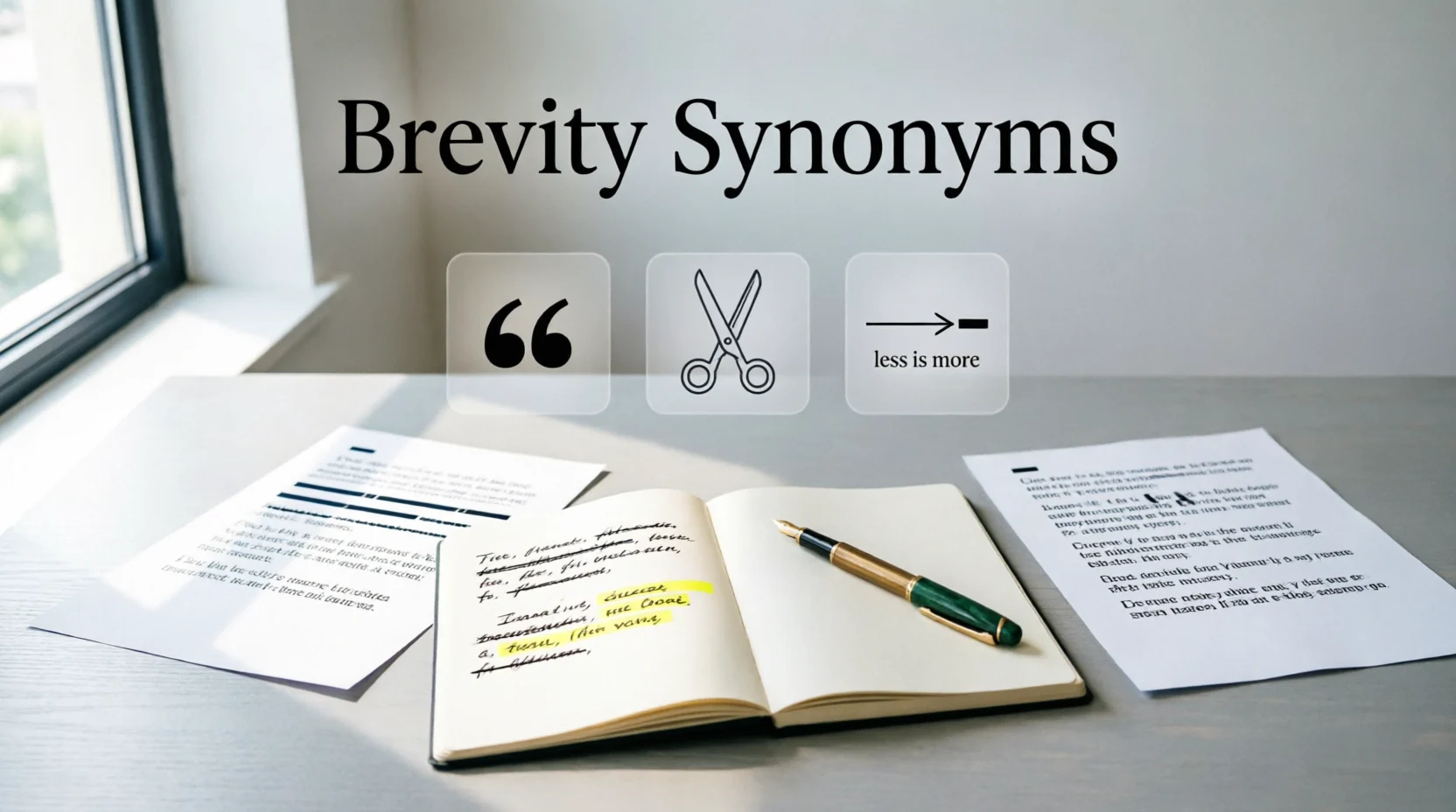Brevity Synonyms