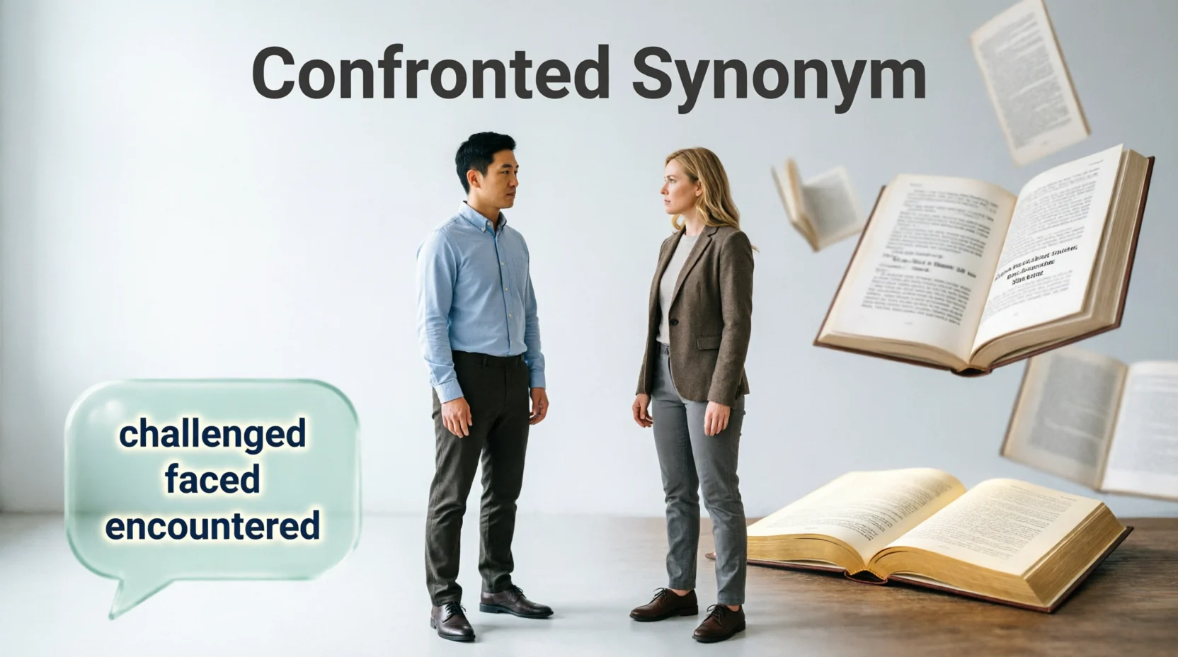 Confronted Synonym