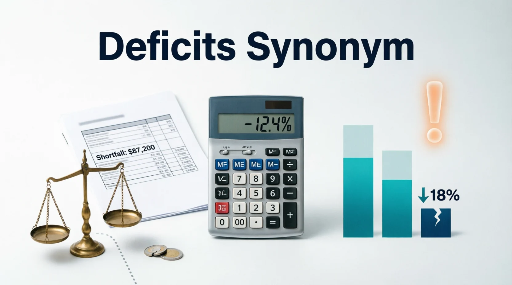 Deficits Synonyms