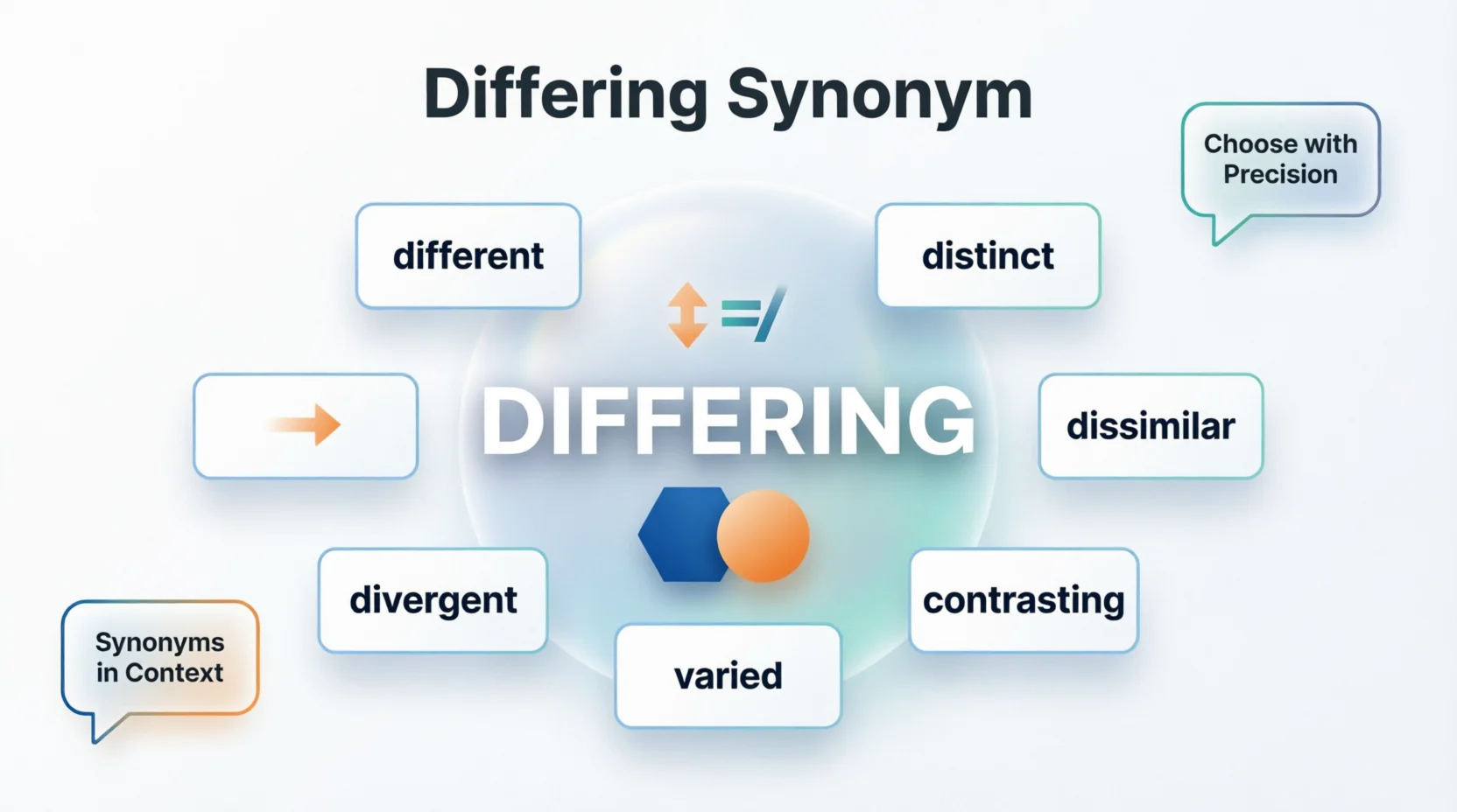 Differing Synonym