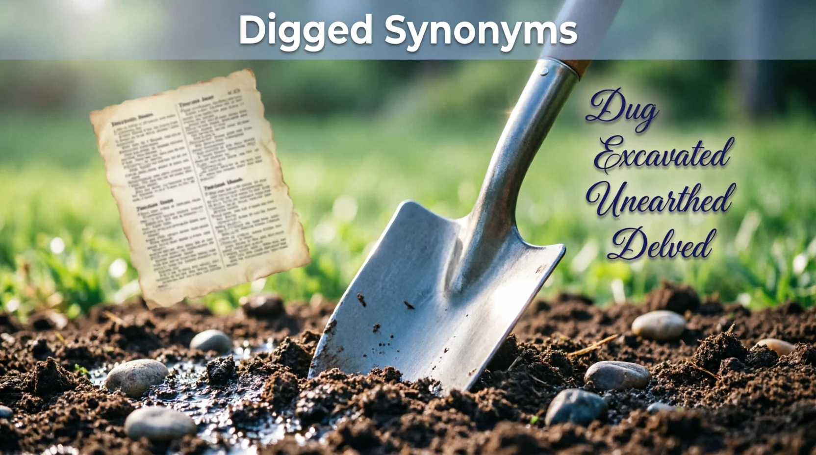 Digged Synonyms