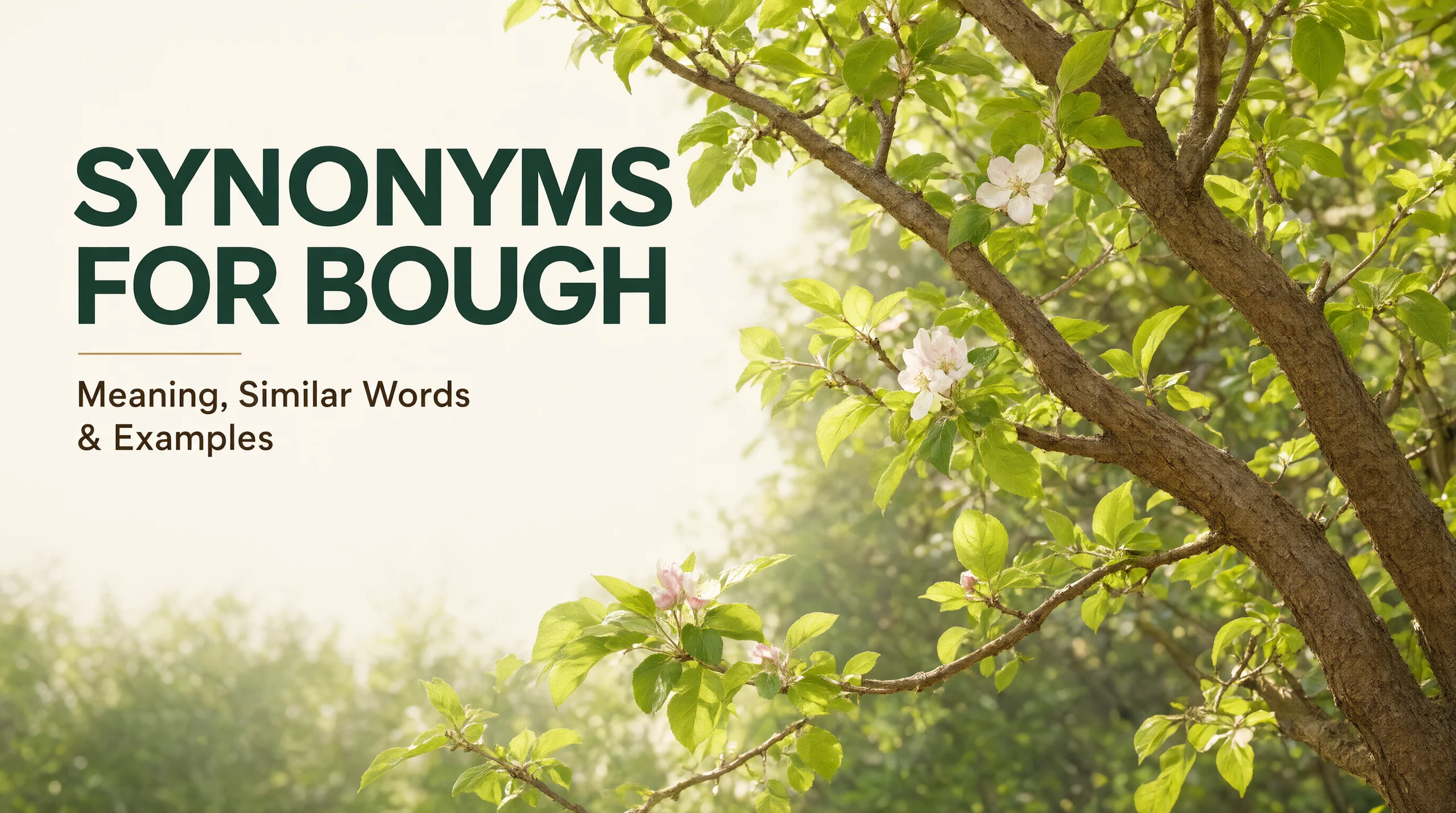 Synonyms for Bough
