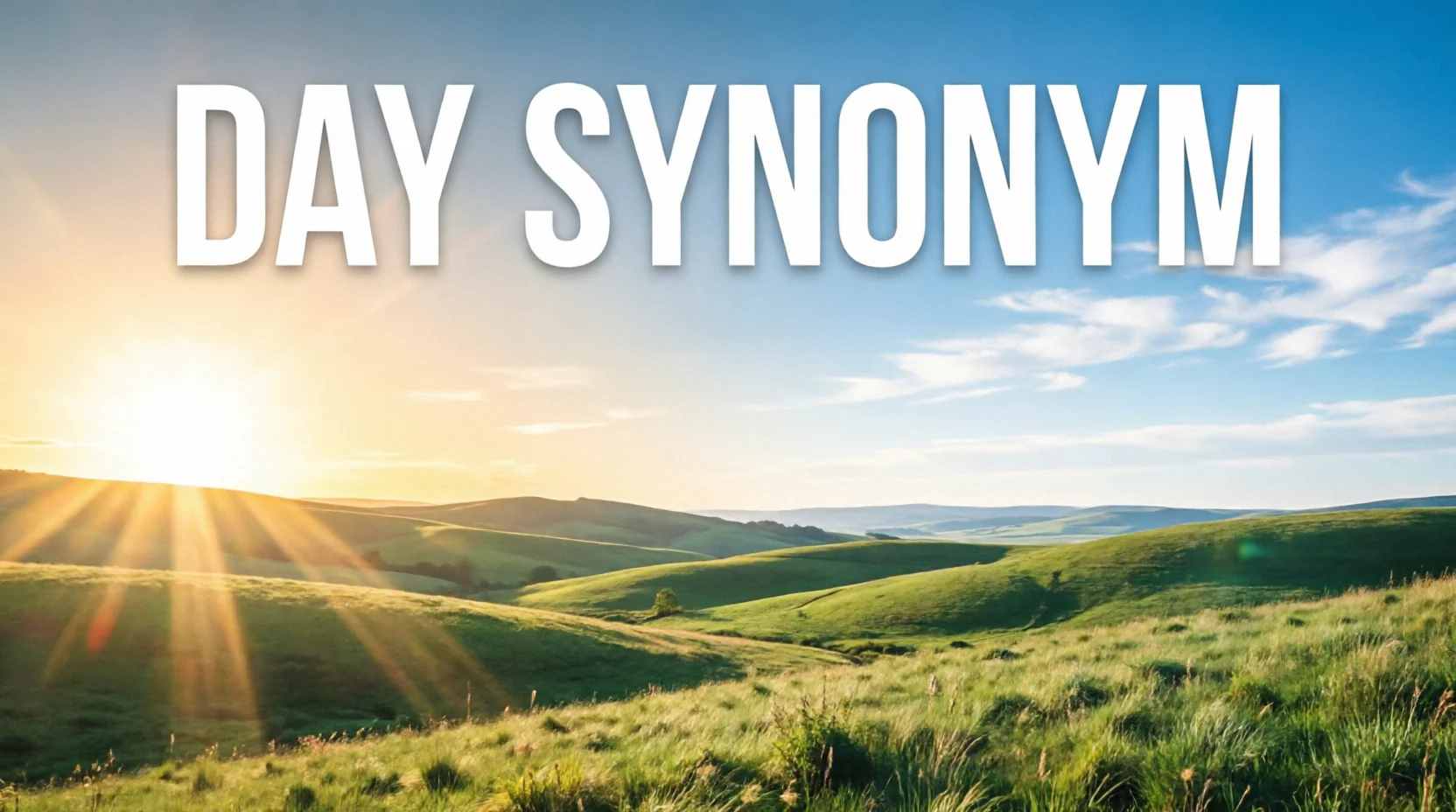 Synonyms for Day