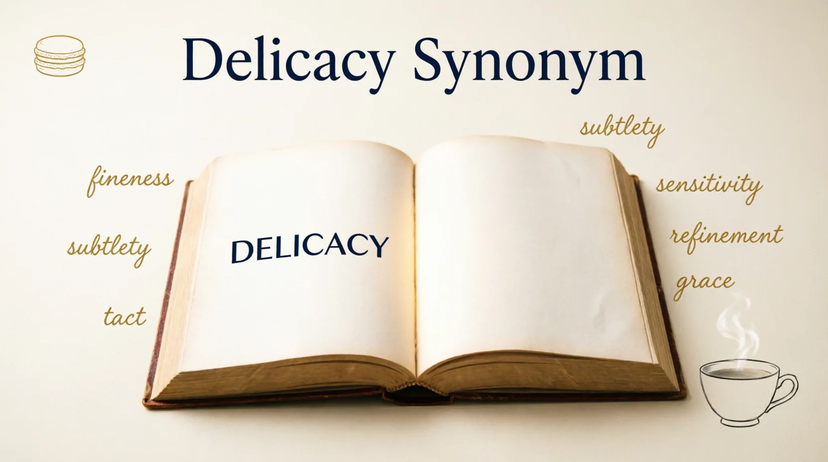 Synonyms for Delicacy