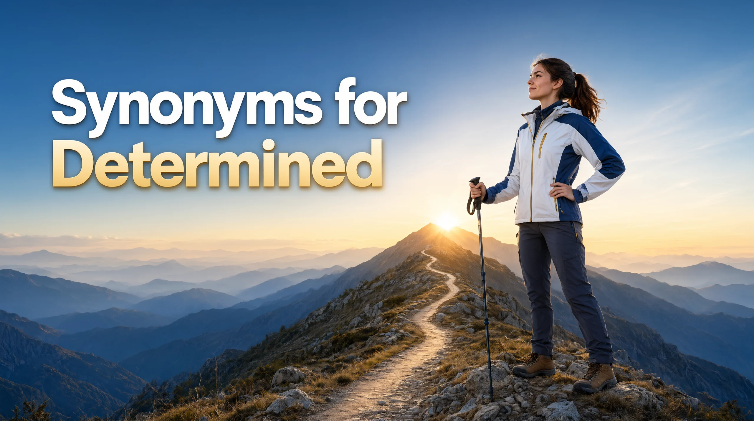 Synonyms for Determined