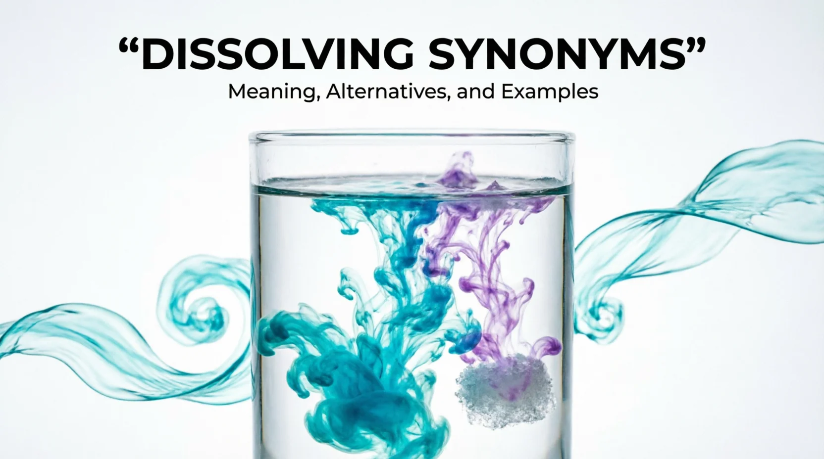 Synonyms for Dissolving