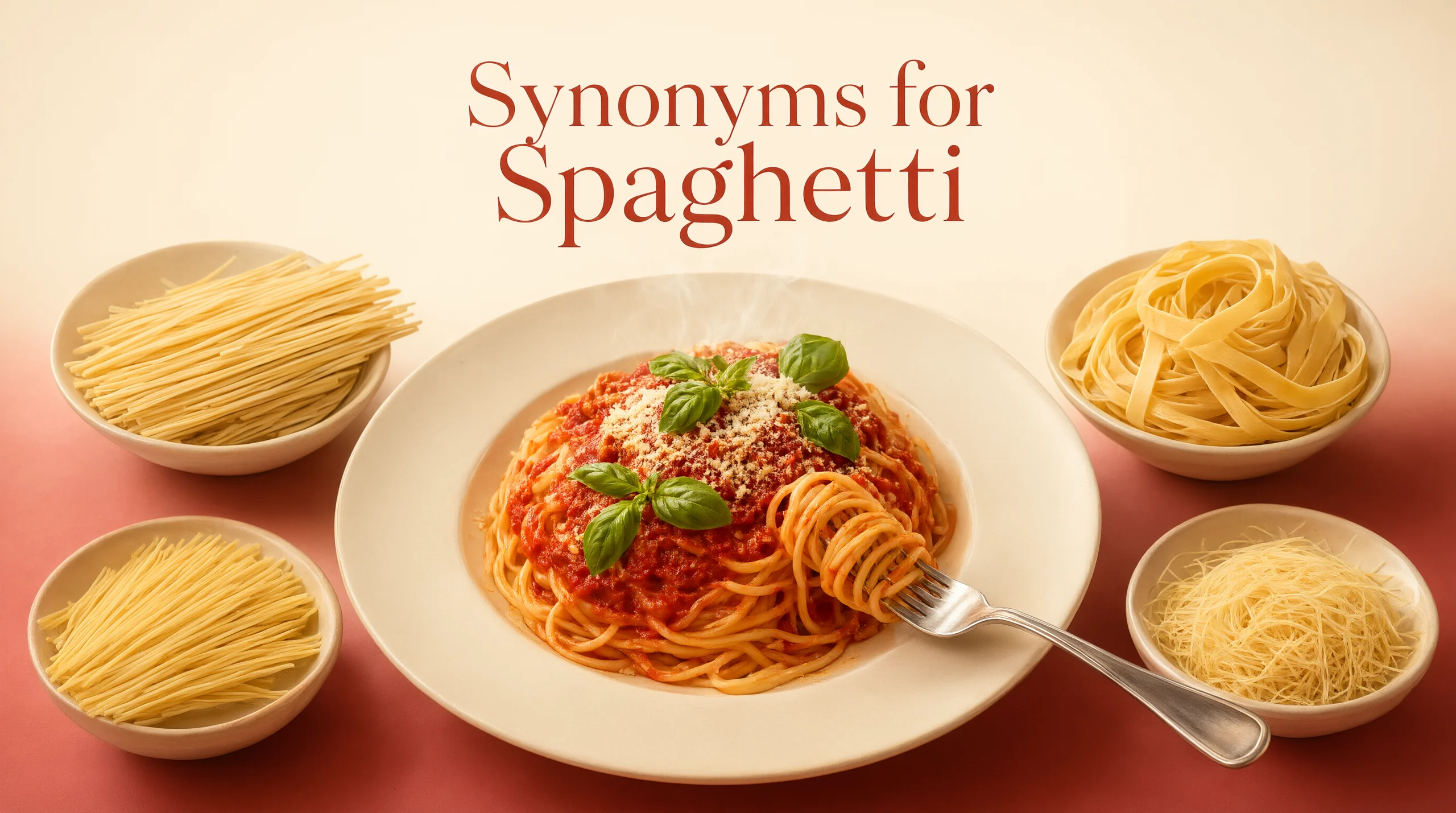 Synonyms for Spaghetti
