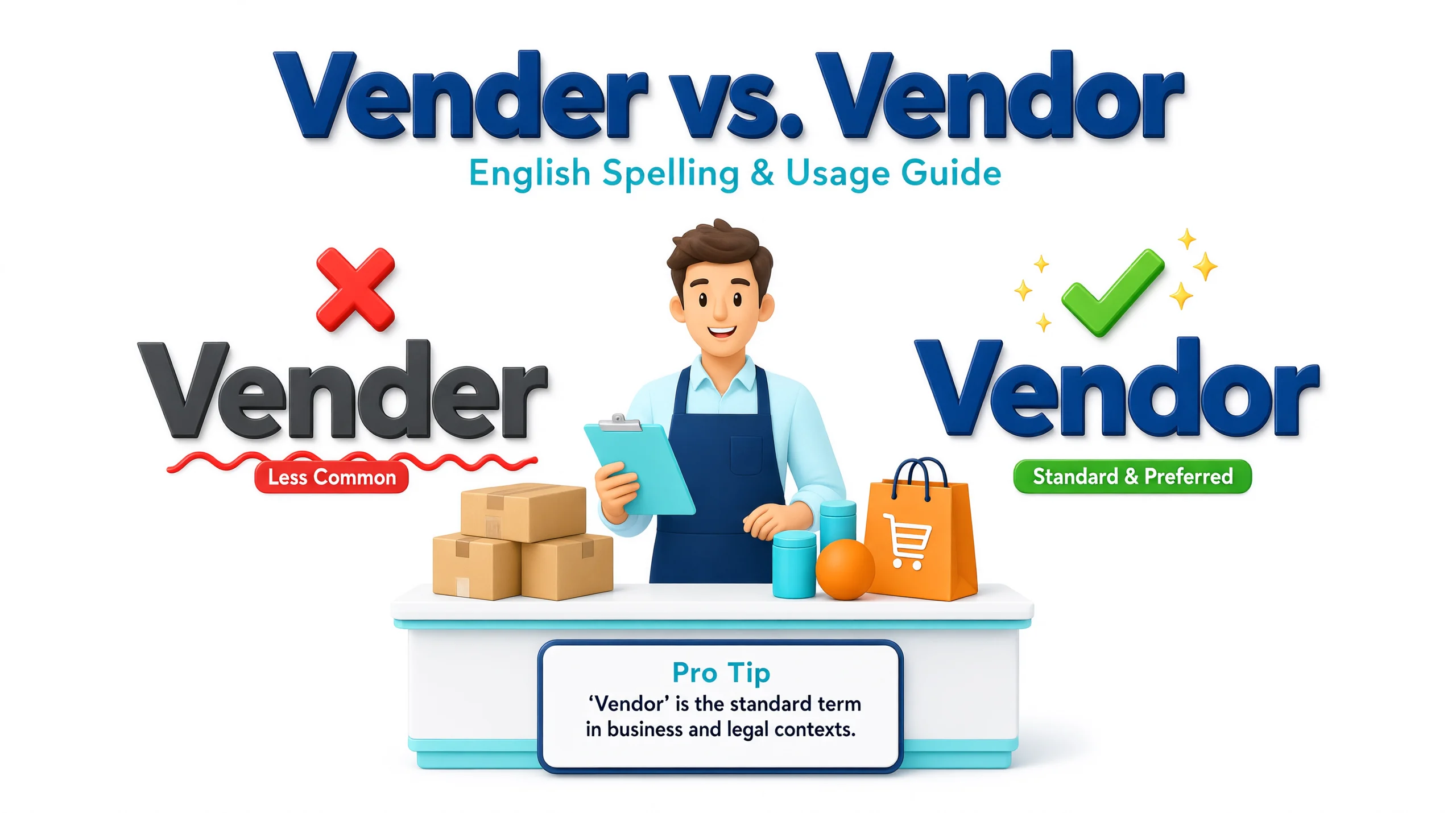 Vender vs. Vendor